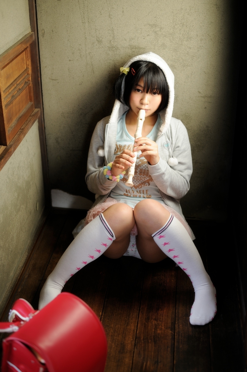 [Cosplay] Hot Flute Student - Pigtails & Perfect Ass